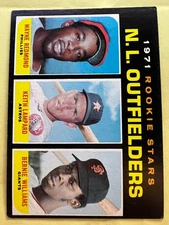1971 Topps #728 N.L. Outfielders (Redmond, Lampard, Williams) NM FREE SHIPPING
