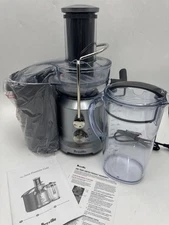 Breville Juice Fountain Cold Juicer, Silver
