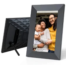 ONN 7” Wi-Fi Digital Picture Frame | Send Photos & Videos Instantly via the Free