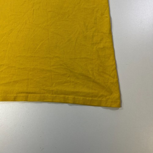 Vintage Nike Shirt Mens XL Essential Embroidered Tank Top Silver Tag Yellow Y2K - Picture 4 of 9
