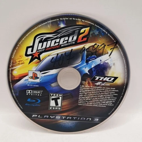 Juiced 2: Hot Import Nights (Sony PlayStation 3, 2007) PS3 Disc Only TESTED