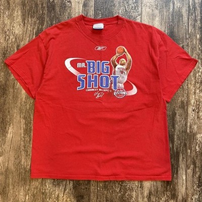 Vintage Reebok NBA Detroit Pistons Chauncey Mr. Big Shot Billups Tshirt