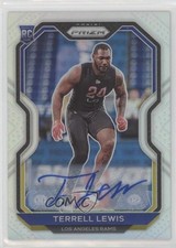 2020 Panini Prizm Rookie Silver Prizm Auto Terrell Lewis #378 Auto 02fz