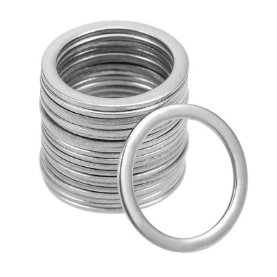 20pack 12mm x 16mm x 0.8mm 304 Stainless Steel Flat Washer for Screw Bolt