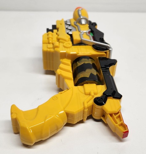 Bandai Power Rangers Dino Charge Morpher Blaster Amarillo - FUNCIONA/SIN CARGOS - Imagen 6 de 7