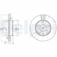 Disque de frein Daewoo LEGANZA