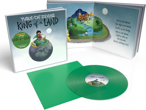 CAT STEVENS - KING OF A LAND LIMITED EDITION GREEN VINYL LP (NEW) - Picture 1 of 1