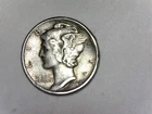 1942 d , Mercury Dime
