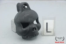 2015 Harley Street Glide AFTERMARKET Horn Cover Assembly SKULL DENIM BLACK #4131