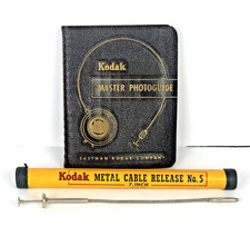 Vintage Kodak Camera Equipment, Cable Release  Master Photoguide