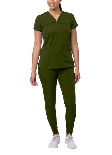 Adar Pro Movement Booster Women Sweetheart V-Neck Scrub Top & Scrub Pants - Picture 71 of 224