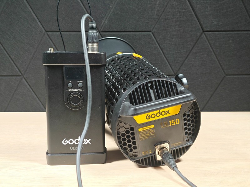 Godox UL150 Silent 150W LED Video Light w/ Controller & Reflector, No AC Cable