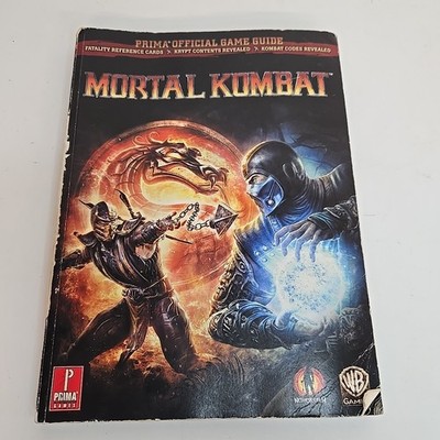 Mortal kombat 9 Prima Official Strategy Guide PS3 XBOX 360 with Fatality Cards
