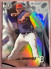 2017 Bowman Platinum #TP-JJ Joe Jimenez Rookie Card, Atlanta Braves. rookie card picture