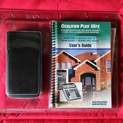 Calculated Industries Qualifier Plus IIIFX 3430 Real Estate Calculator