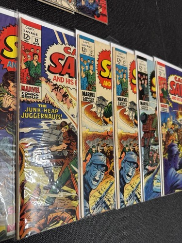 Captain Savage 1-19 X16 Book Leatherneck Raiders 1968-1970 Near Complete - Picture 11 of 18