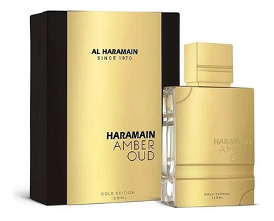 AUTHENTIC : AL Haramain Amber Oud Gold Edition Eau de Parfum 120ml