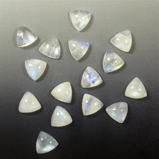 AAA Trillion Cabochon 8mm Rainbow Moonstone Lot For Making Jewelry
