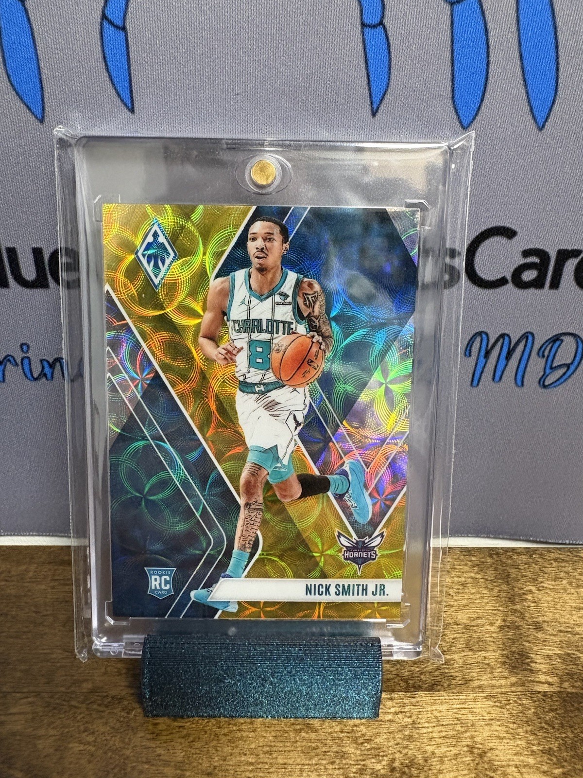2023-24 Panini Phoenix - Rookies Nick Smith Jr. #255 Gold Scope /10 Phoenix (RC)