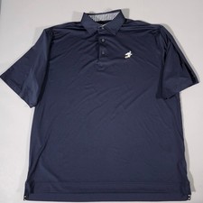 FootJoy Golf Polo Mens XL Navy Blue ProDry Lisle Witch Logo Short Sleeve Shirt