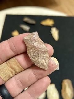 Colorful Missouri Paleo Beaver Lake Point 1 5/8x3/4 Authentic Arrowhead Artifact