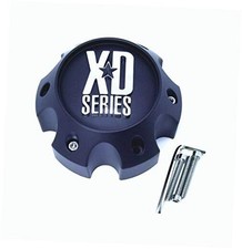 KMC Wheels 1079L145MB 6x139.7 Matte Black Center Cap Six Lug