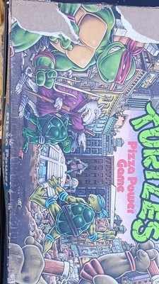 Teenage Mutant Ninja Turtles Pizza Power Board Game Movie & TV Theme Ages 8+