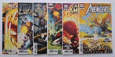 Cosmic Ghost Rider VS Variant Covers Lot of 6 thanos deadpool Marvel Comics 2018