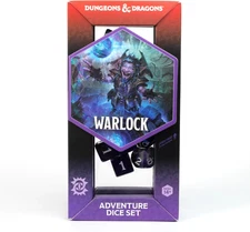 Sirius Dice: Dungeons & Dragons - Adventure Dice Set - Warlock Purple