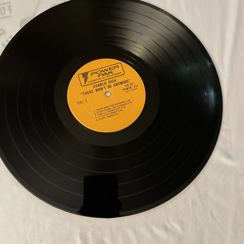 Charlie Rich There Won't Be Anymore LP Record Power Pak 1974  - Image 3 of 4