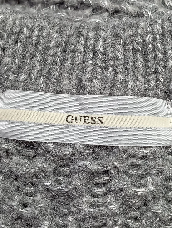 GUESS Cárdigan Mujeres Chaqueta Talla EU 38 gris claro look casual - Imagen 4 de 4