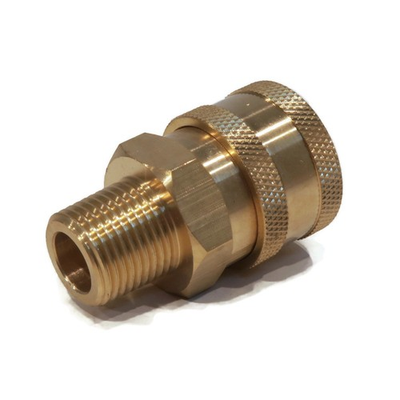 #ad 3 8quot; MPT Brass Quick Connect Coupler for Power Pressure Washer Water Pump Socket $9.99