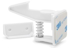  12-Pack Invisible Baby Proofing Cabinet Locks - No Drill Safety Drawer Latc...