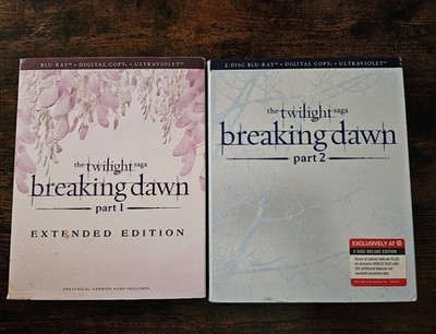 The Twilight Saga: Breaking Dawn, Part 1 &2 BluRay