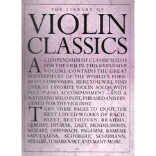 The Library of Violin Classics with Violin Solo Book