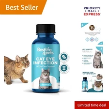 Comprehensive Eye Care for Cats: Natural 400 Odorless Pills for Infection Relief