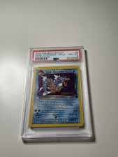 Pokemon (PSA 8) Dark Gyarados 8 PRERELEASE STAMP Team Rocket Englisch Garados
