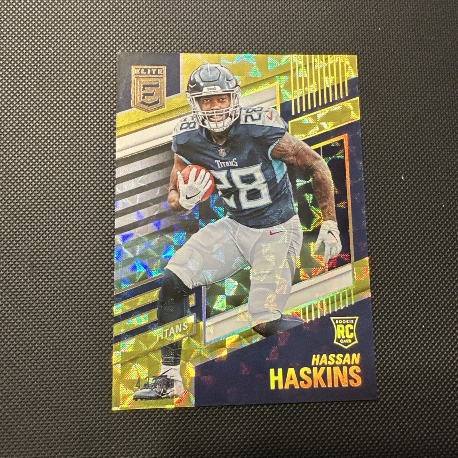 2022 Panini Donruss Elite Rookies Yellow 43/75 Hassan Haskins #117 Rookie RC