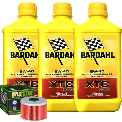 Ölwechselintervall Bardahl XTC 5W40 Für Adly ATV 300 S Interceptor II Sentinel