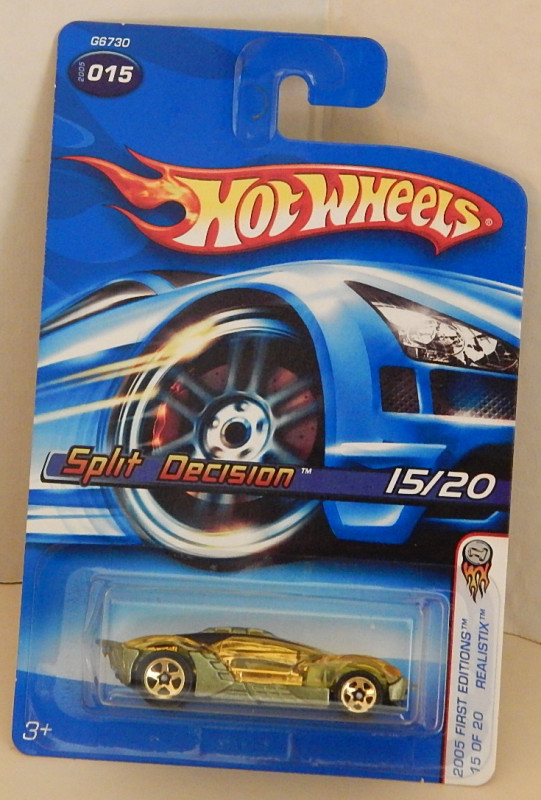 Split Decision Wing Like Doors Hot Wheels 2005-015 First Editions Realistix