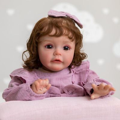 Reborn Baby Doll Realistic Sue-sue Handmade Toddler Girl Puppe +Clothes Gifts