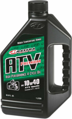 Maxima Racing Oil ATV Premium 4-Stroke Motor Oil | 10W-40 | 1 Liter | 33901