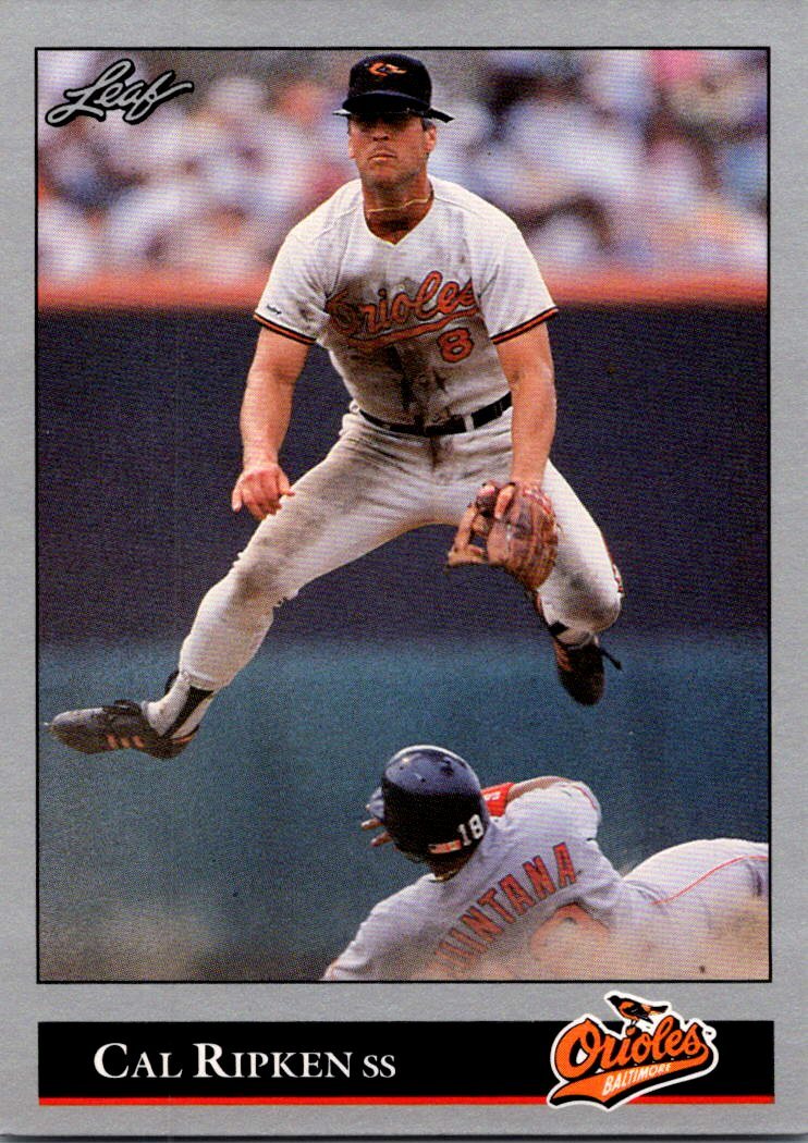1992 Leaf #52 Cal Ripken     Baltimore Orioles
