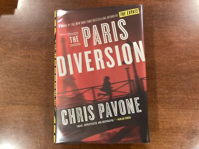 Chris Pavone / The Paris Diversion signed & dated 1st Edition 2019