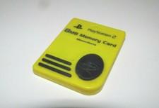 Sony PlayStation 2 PS2 Nyko Yellow 8MB Magic Gate Memory Card PS-80516