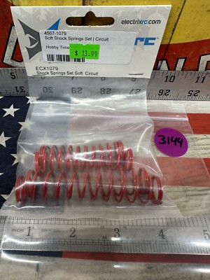 Electrix RC ECX Shock Spring Set Front White 1.5 (2) for Revenge E / N ECX0884