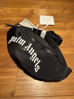PALM ANGELS BAUCHTASCHE CURVED LOGO