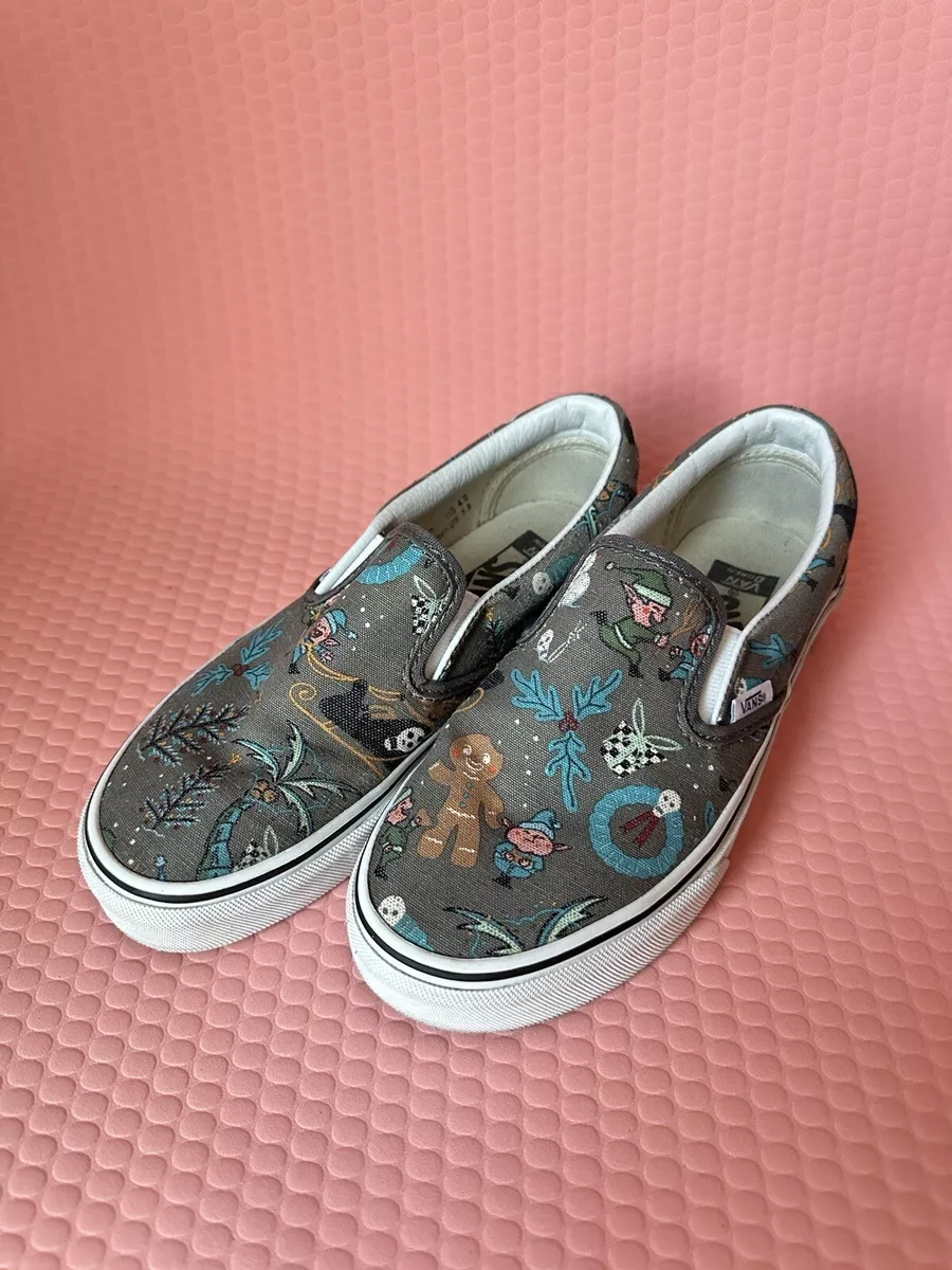 Vans Van Doren Holiday Pewter Classic SlipOn Sz : M4