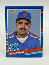 Julio Valera New York Mets #39 Vintage 1991 Donruss Rated Rookie Card Excellent. rookie card picture