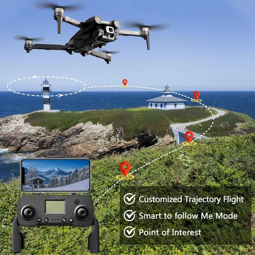 Drohne 4K HD Kamera faltbar Quadcopter GPS Positionierung Luftaufnahmen Drohne - Bild 19 von 21